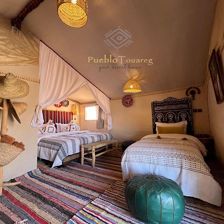 Pueblo Touareg - Private Tents เมอร์ซูกา ภายนอก รูปภาพ
