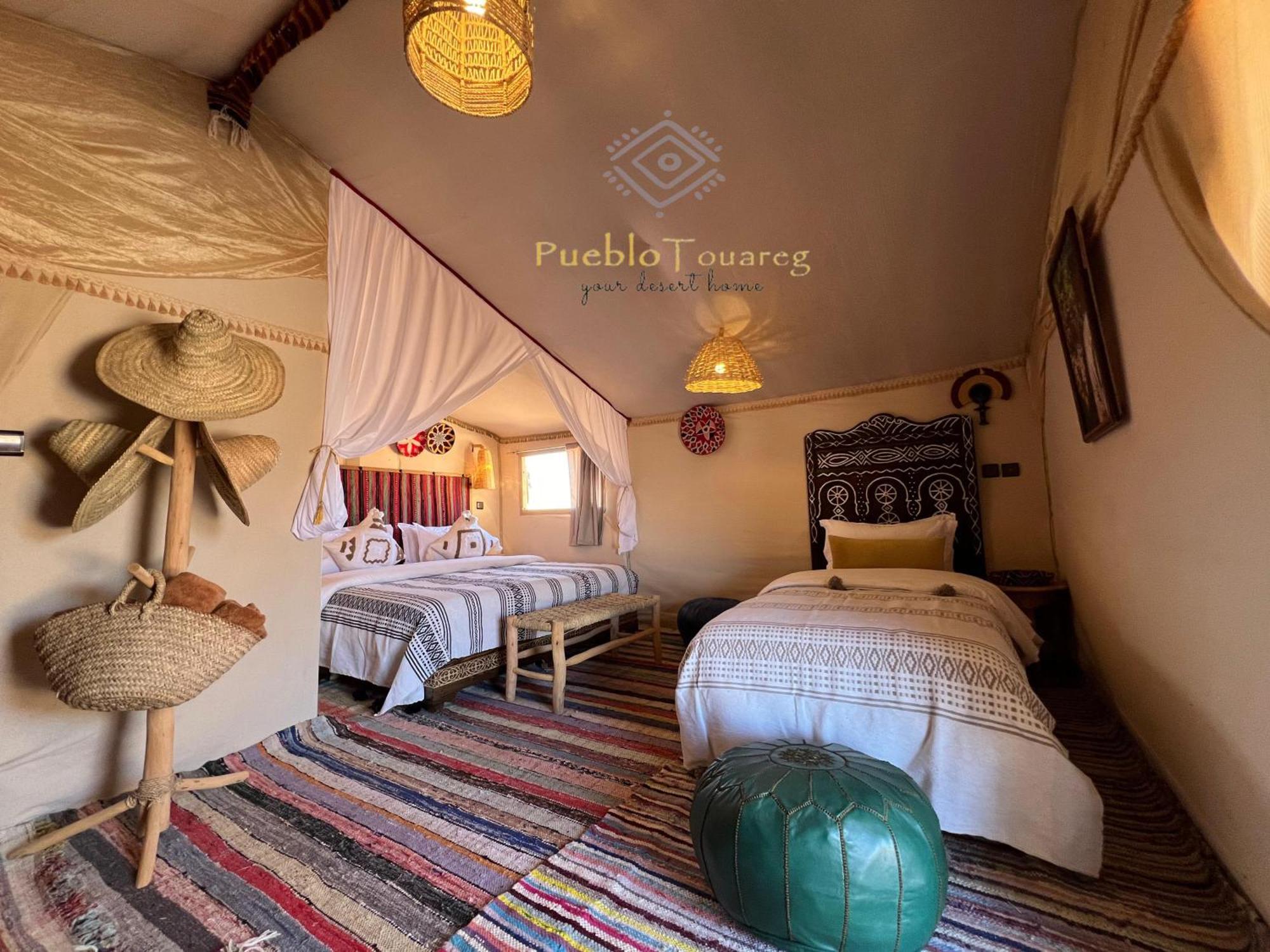 Pueblo Touareg - Private Tents เมอร์ซูกา ภายนอก รูปภาพ
