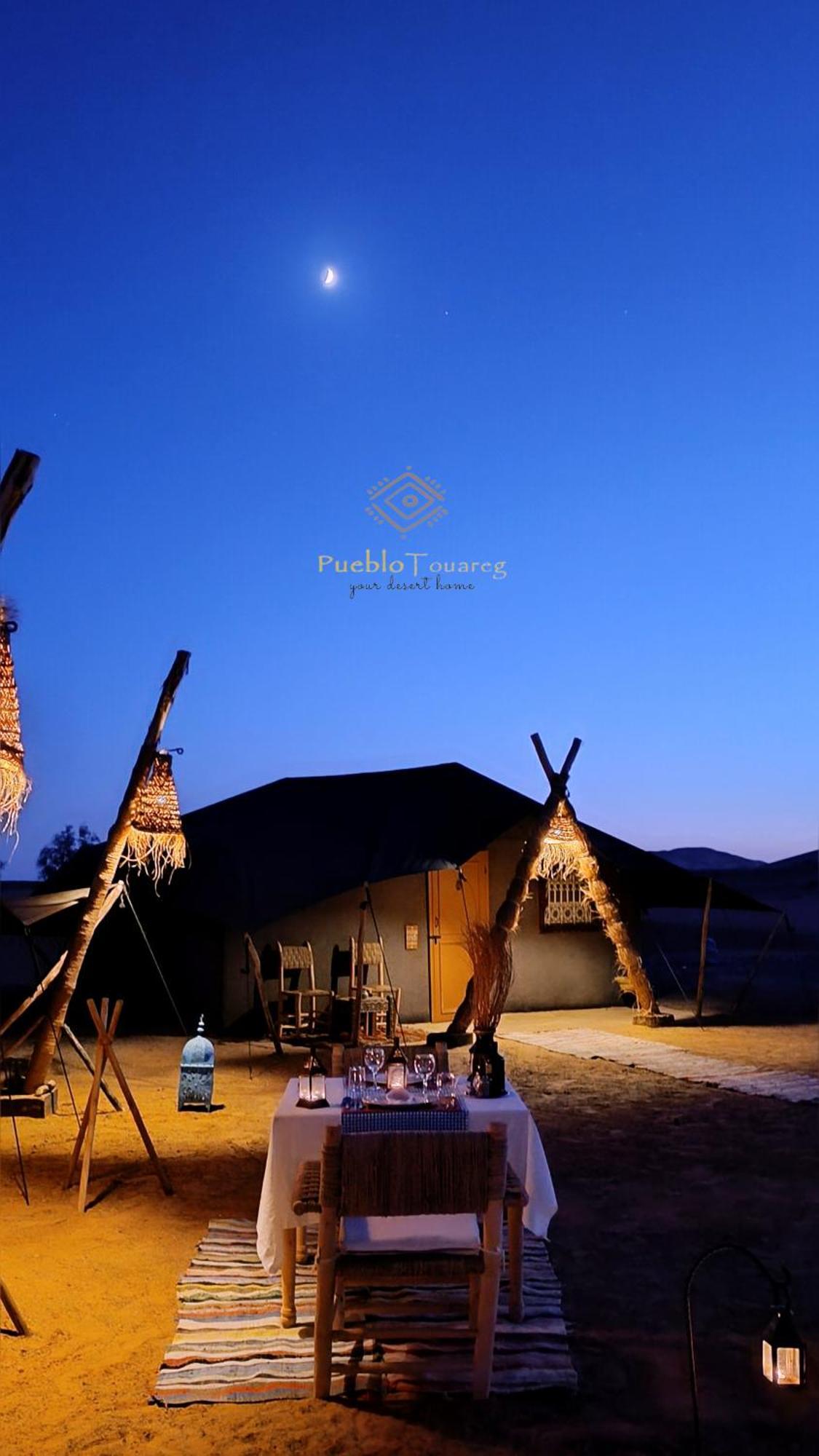 Pueblo Touareg - Private Tents เมอร์ซูกา ภายนอก รูปภาพ