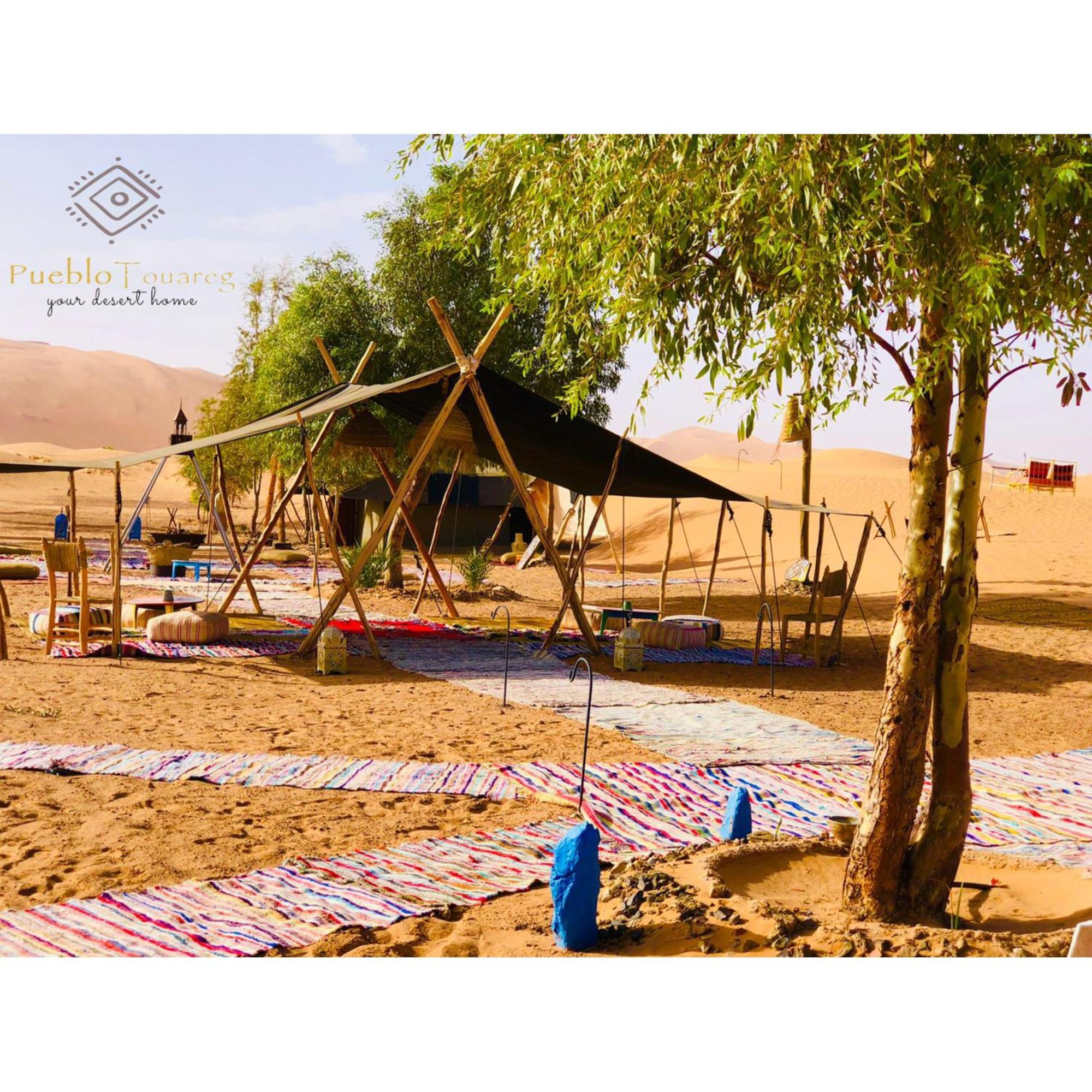 Pueblo Touareg - Private Tents เมอร์ซูกา ภายนอก รูปภาพ