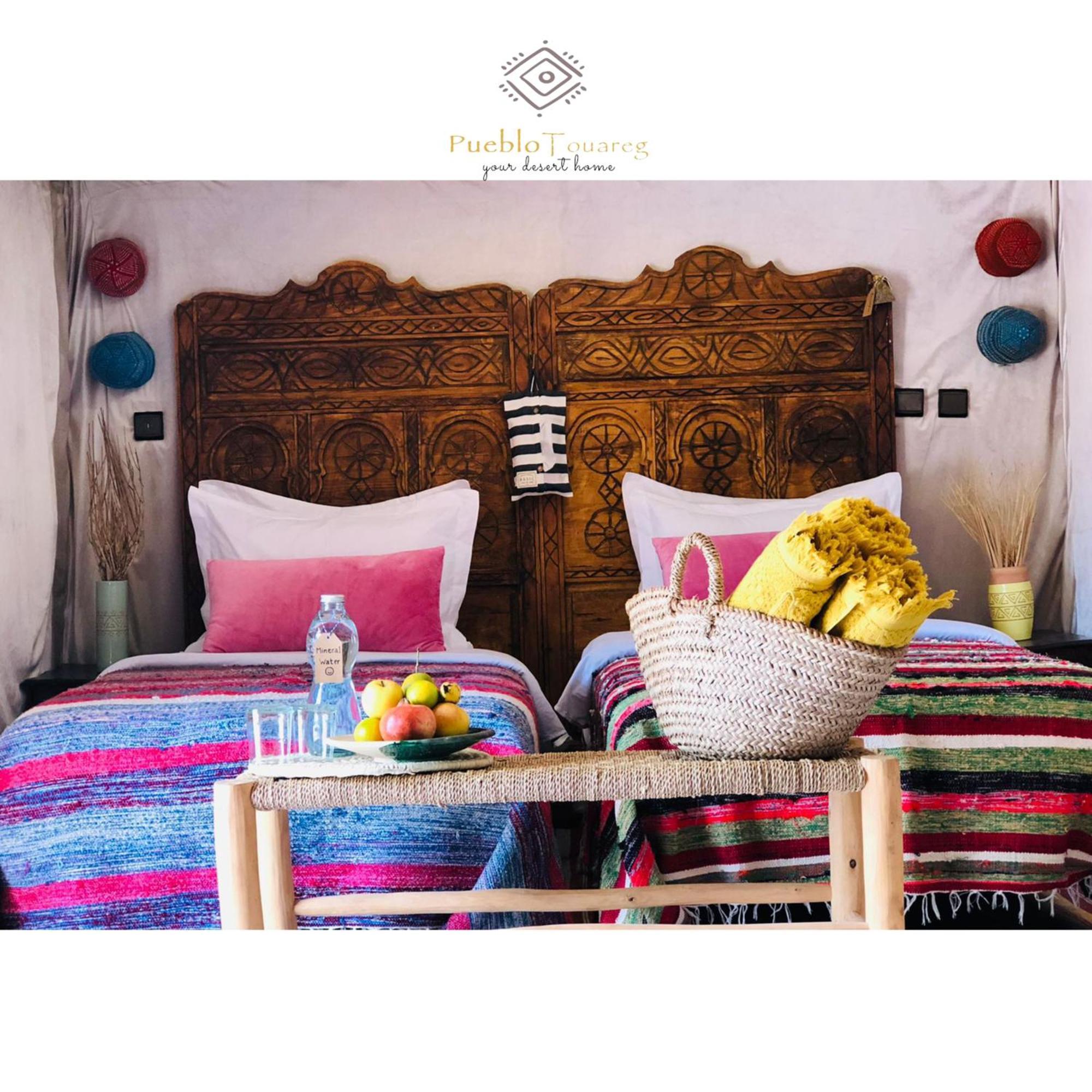 Pueblo Touareg - Private Tents เมอร์ซูกา ภายนอก รูปภาพ