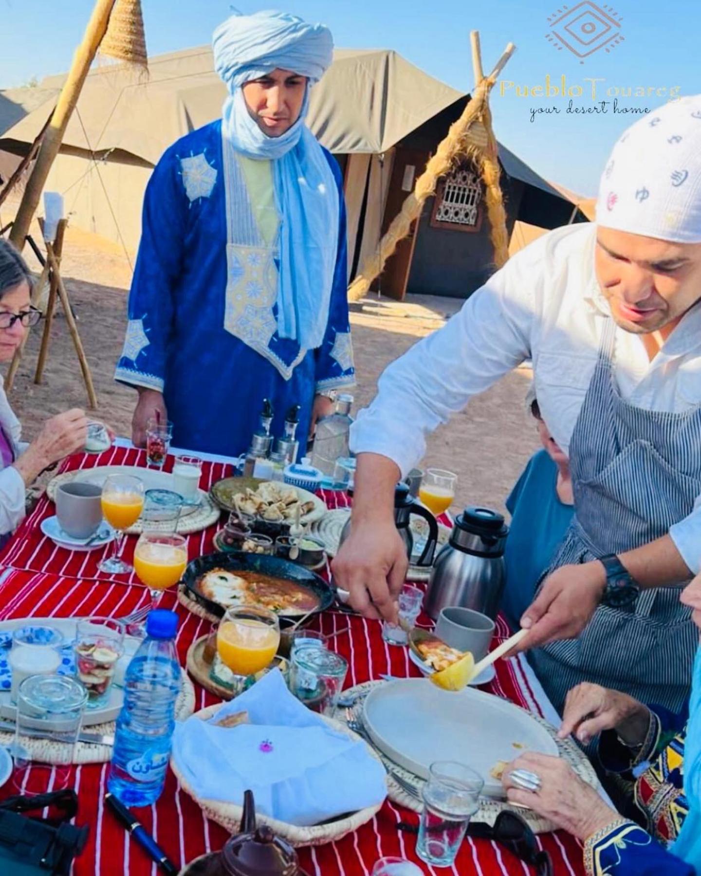 Pueblo Touareg - Private Tents เมอร์ซูกา ภายนอก รูปภาพ